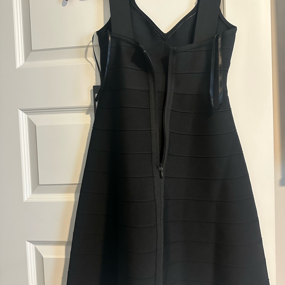 Bebe Black Strappy Mini Dress - Picture 5 of 5